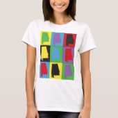 Alabama Pop Art T-Shirt (Vorderseite)