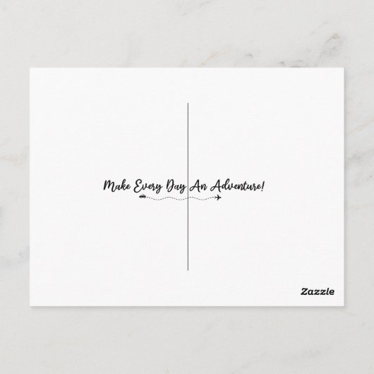 Alabama Postcard - Aquarellfarbendesign Postkarte (Rückseite)