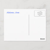 Alabama Postcard Postkarte (Rückseite)