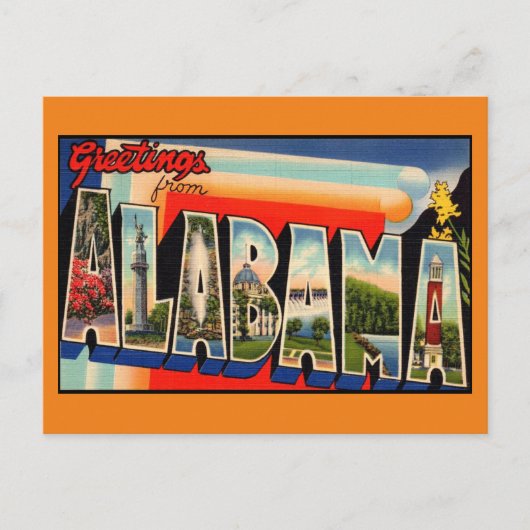 Alabama Postcard Postkarte (Vorderseite)
