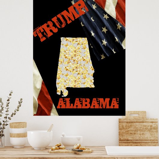 ALABAMA POSTER (Küche)