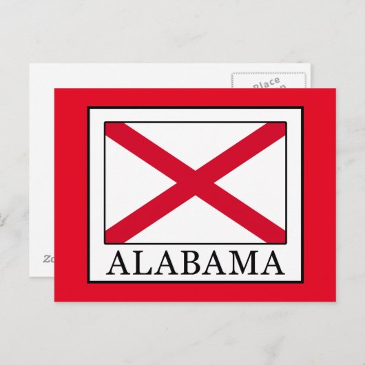 Alabama Postkarte (Vorne/Hinten)