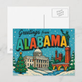 ALABAMA Postkarte (Vorne/Hinten)