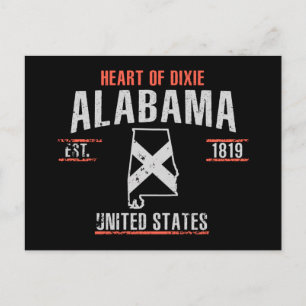 Alabama Postkarte