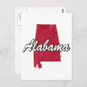 Alabama Postkarte (Vorne/Hinten)