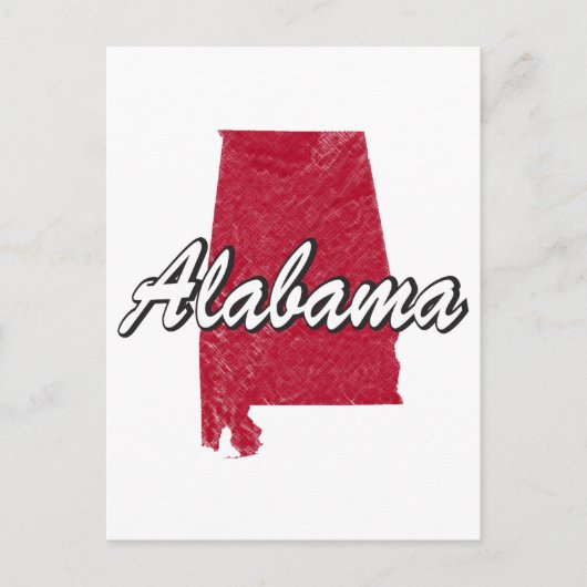 Alabama Postkarte (Vorderseite)