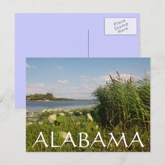 Alabama Postkarte (Vorne/Hinten)