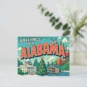 ALABAMA Postkarte (Stehend Vorderseite)