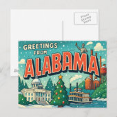 ALABAMA Postkarte (Vorne/Hinten)