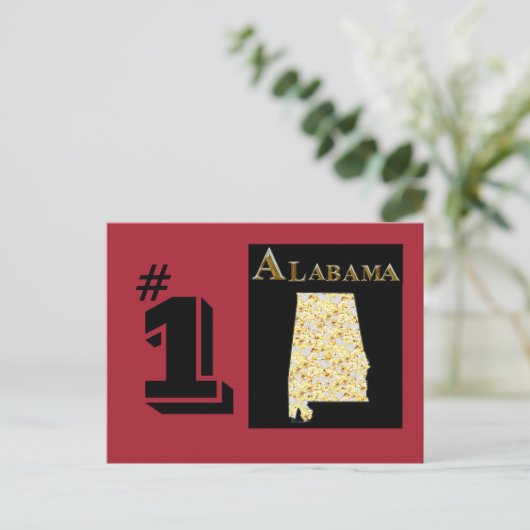 ALABAMA POSTKARTE (Stehend Vorderseite)