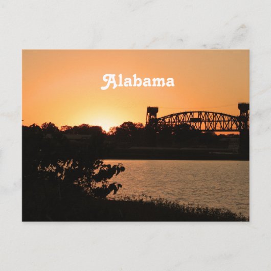 Alabama Postkarte (Vorderseite)