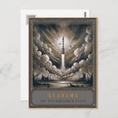 Alabama | Postkarte Gothic Art (Vorne/Hinten)