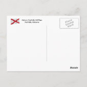 Alabama Prattville Mill Dam Post Card Postkarte (Rückseite)