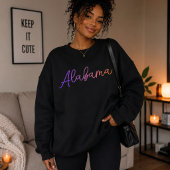 Alabama Pride State Travel Crewneck Pullover