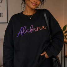 Alabama Pride State Travel Crewneck Pullover