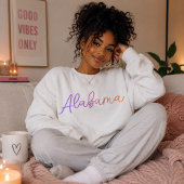 Alabama Pride State Travel Crewneck Pullover