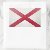 Alabama Rechteckiger Aufkleber (Tasche)