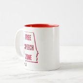 Alabama — Redezone Zweifarbige Tasse (Vorderseite Links)