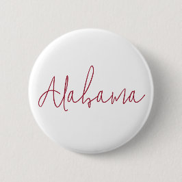 Alabama Reiseandenken Geschenk Button