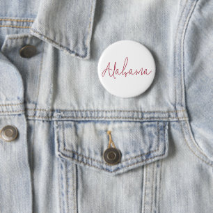 Alabama Reiseandenken Geschenk Button