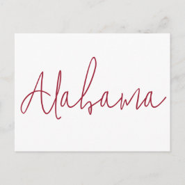 Alabama Reiseandenken Geschenk Postkarte