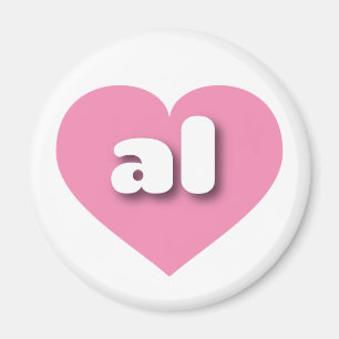 Alabama rosa Herz - I Liebe Magnet