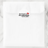 Alabama Runder Aufkleber (Tasche)