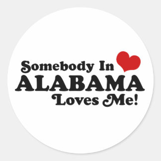 Alabama Runder Aufkleber