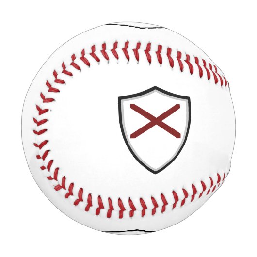 Alabama-Schild-Baseball Baseball (Vorderseite Links)