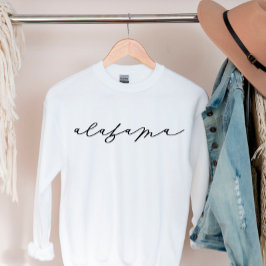 Alabama Script Staat Women's Sweatshirt