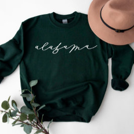 Alabama Script Staat Women's Sweatshirt