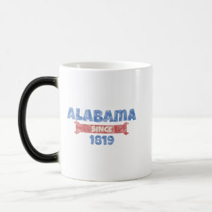 Alabama seit 1819 Vintage patriotischer Stolz auf  Verwandlungstasse