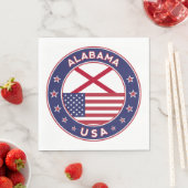 Alabama Serviette (Beispiel)