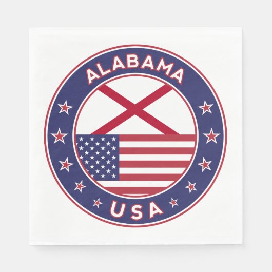 Alabama Serviette (Vorderseite)