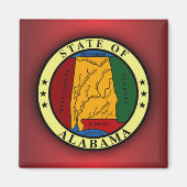 Alabama Siegel Magnet (Vorne)