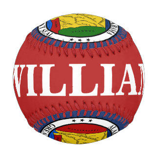 Alabama Siegel mit benutzerdefinierbarem Namen und Baseball