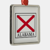 Alabama Silbernes Ornament (Rechts)