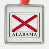 Alabama Silbernes Ornament (Vorne)
