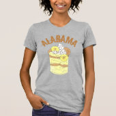 Alabama Southern Banana Pudding Dessert Feinschmec T-Shirt (Vorderseite)
