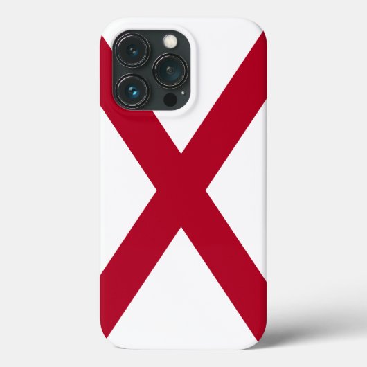 Alabama: St Andrew Crimson Cross Flag Case-Mate iPhone Hülle (Rückseite)