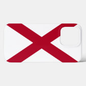 Alabama: St Andrew Crimson Cross Flag Case-Mate iPhone Hülle (Rückseite (Horizontal))