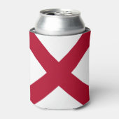 Alabama: St Andrew Crimson Cross Flag Dosenkühler (Kanne Vorderseite)