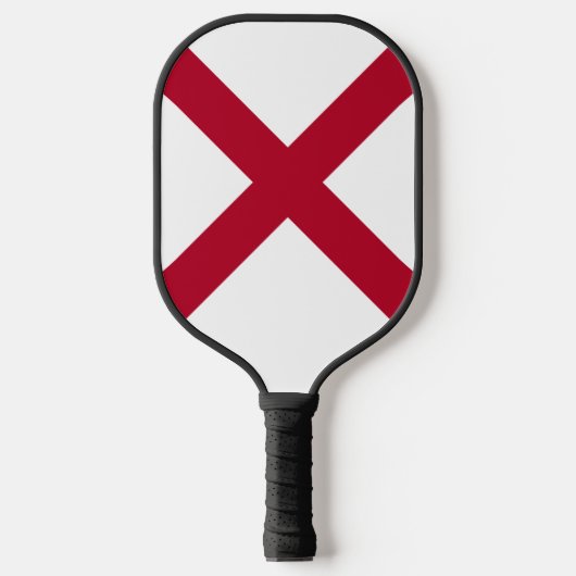 Alabama: St Andrew Crimson Cross Flag Pickleball Schläger (Vorderseite)