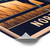 Alabama Staat Bird - Northern Flicker Vintag Poster (Ecke)