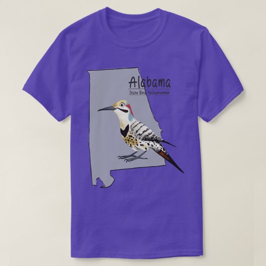 Alabama Staat Bird TShirt (Design vorne)