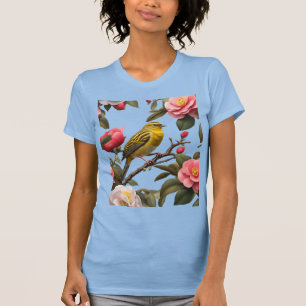 Alabama Staat Bird Yellowhammer und Camellia T-Shirt
