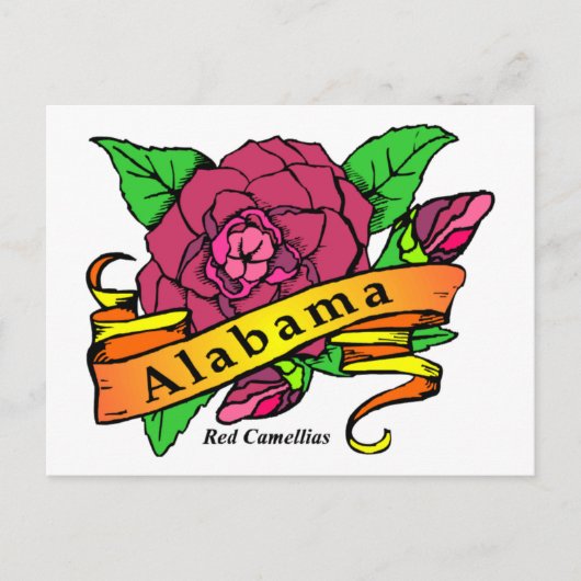 Alabama Staat Blume Postkarte (Vorderseite)