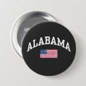 Alabama-Staat Button (Vorne & Hinten)