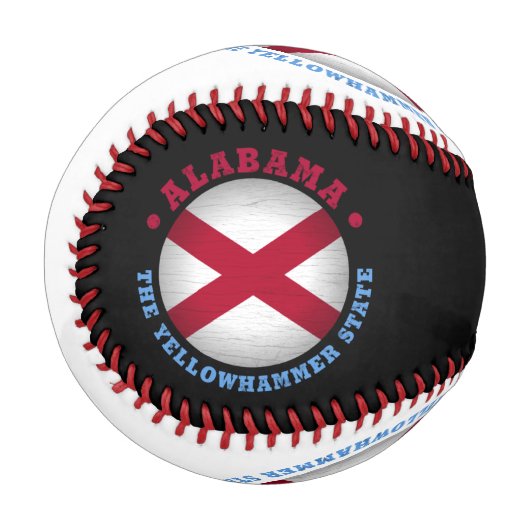 ALABAMA STAAT FLAG BASEBALL (Vorderseite Links)