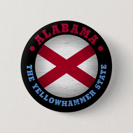 ALABAMA STAAT FLAG BUTTON (Vorderseite)